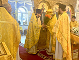 Соборное Богослужение  в храме Рождества пророка Иоанна Предтечи