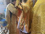 Соборное богослужение в храме станицы Мальчевской