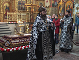 Епископ Симон совершил вечерню с чином выноса Плащаницы