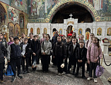Учащиеся гимназии №10 посетили Покровский кафедральный собор на Светлой седмице