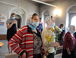 В храме Донской иконы Богородицы состоялась духовно-просветительская беседа, посвященная святым женам-мироносицам