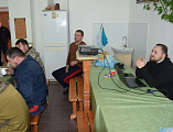 В храме великомученика и целителя Пантелеимона прошла встреча с казаками Гуковского юрта