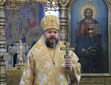 Правящий архиерей Шахтинской епархии совершил Божественную литургию в храме Покрова Пресвятой Богородицы г. Красный Сулин