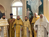 Совместная молитва двух руководителей епархиальных отделов по взаимоотношению Церкви с обществом Ростовской-на-Дону и Шахтинской епархий