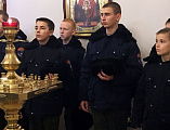В храме цесаревича Алексия г. Шахты начались регулярные молебны с участием кадет