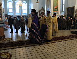 Епископ Шахтинский и Миллеровский Симон с архипастырским визитом посетил Донецкое Успенское архиерейское подворье