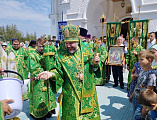 Преосвященнейший епископ Симон принял участие в торжествах по случаю дня памяти преподобной Арсении (Себряковой) в Спасо-Преображенском монастыре в городе Серафимовиче Волгоградской области