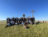 Крестное шествие в Спасо-Преображенский женский монастырь состоялось в Верхнедонском благочинии   