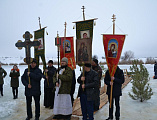 Чин Великого освящения воды на местном водоеме в г. Донецке