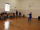В школе № 2 города Миллерово состоялись соревнования по фланкировке казачьей шашкой