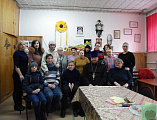 Беседа священника о православном храме в обществе инвалидов города Каменск-Шахтинский