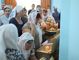 Преосвященнейший епископ Симон и паломники Шахтинской епархии молились за Литургией в храме святителя Николая Чудотворца станицы Еланской Шолоховского района