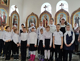 Праздничное выступление в праздник Рождества Христова показали воспитанники воскресной школы «Святоч» храма святого Александра Невского г. Шахты