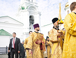 Преосвященнейший епископ Симон сослужил Предстоятелю Русской Церкви за освящением кафедрального собора Рождества Пресвятой Богородицы г. Ростова-на-Дону