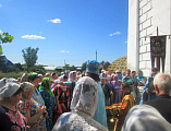 В день Смоленской иконы Божией Матери, именуемой "Одигитрия" (Путеводительница), в станичном храме прошла праздничная служба