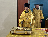 Божественная литургия в храме святителя Алексия Московского станицы Бессергеневской