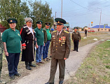 В Кашарах отметили День пограничника у символического столба