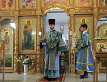 Клирики Ростовской и Шахтинской епархий архиерейским богослужением молитвенно отметили память Донской иконы Божией Матери в г. Новошахтинске