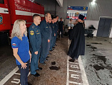В Каменске-Шахтинском освятили пожарную часть   
