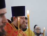 Преосвященнейший епископ Симон совершил заупокойную литию по местночтимому исповеднику веры иеромонаху Серафиму (Калинину) в храме Донской иконы Божией Матери города Новошахтинска