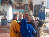 Торжественным богослужением отметили престольный праздник в Покровском храме станицы Кривянской