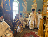 В храме Владимирской иконы Божией Матери х. Можаевка состоялось соборное богослужение духовенства