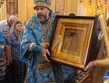 Преосвященнейший епископ Симон принял участие в торжестве по случаю принесения на Донскую землю Казанской иконы Божией Матери