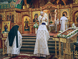 В праздник Преображения Господа Бога и Спаса нашего Иисуса Христа Преосвященнейший епископ Симон совершил Божественную литургию и диаконскую хиротонию