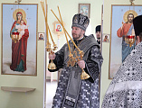 Преосвященнейший епископ Симон совершил Божественную литургию Преждеосвященных Даров в храме праведного Иосифа Обручника г. Шахты