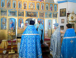 В день Смоленской иконы Божией Матери, именуемой "Одигитрия" (Путеводительница), в станичном храме прошла праздничная служба