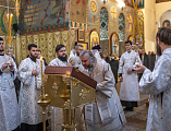В Навечерие Рождества Христова – Рождественский сочельник Преосвященнейший епископ Симон совершил богослужение и иерейскую хиротонию в Покровском кафедральном соборе г. Шахты