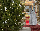 Новогодняя Божественная литургия в храме Успения Пресвятой Богородицы