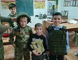 Дружеская встреча добровольцев Нижнедонского благочиния с юнармейцами Октябрьского района