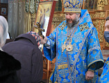 В день памяти образа Пресвятой Богородицы «Знамение» Преосвященнейший епископ Симон совершил Божественную литургию в Покровском кафедральном соборе г. Шахты