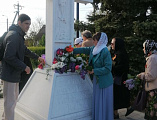 Крестный ход к поклонному кресту в день 80-летия Великой Победы
