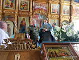 В день тезоименитства настоятелю Донского храма г. Новошахтинска протоиерею Роману Амплееву был вручен орден «За заслуги перед казачеством» второй степени