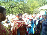 В день памяти великомученика целителя Пантелеимона прихожане п. Майского и гости прихода помолились своему небесному покровителю