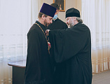 Епископ Шахтинский и Миллеровский Симон вручил Патриаршие награды духовенству Шахтинской епархии