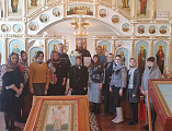 Прихожане храма в честь апостола и евангелиста Иоанна Богослова и администрация ИСОиП (филиала) ДГТУ г. Шахты поздравили протоиерея Романа Амплеева с пятилетием служения