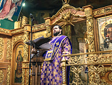 В Неделю Торжества Православия Преосвященнейший епископ Симон совершил Божественную литургию святителя Василия Великого в Покровском кафедральном соборе г. Шахты