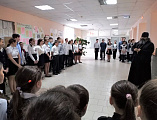 Настоятель Смоленского храма станицы Шумилинской посетил МБОУ СОШ Шумилинская
