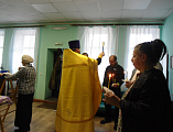 Молебен святому великомученику Вонифатию совершил протоиерей Вячеслав Лавлинский в наркологическом отделении № 2 города Каменск-Шахтинский