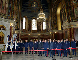 Клирик Шахтинской епархии принял участие в благодарственном молебне во славу Войска Донского в Новочеркасском Патриаршем Вознесенском Войсковом всеказачьем соборе