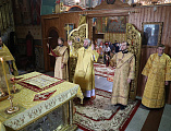 В День 1030-летия Крещения Руси епископ Симон совершил Божественную литургию в Покровском кафедральном соборе
