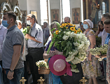 В День Святой Троицы, Пятидесятницы Преосвященнейший епископ Симон совершил Божественную литургию в Покровском кафедральном соборе г. Шахты