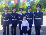Посвящение в казачата в школе №22 города Гуково