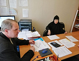 В МОУ СОШ № 41 г. Шахты состоялась встреча монахини Марии (Литвиновой) с учащимися