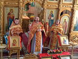 В храме Донской иконы Божией Матери г. Новошахтинска почтили память священномученика Александра, епископа Команского, небесного покровителя города Новошахтинска и горняков