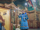 В праздник Сретения Господня Преосвященнейший епископ Симон совершил Божественную литургию в Покровском кафедральном соборе г. Шахты