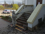 В Лазареву субботу состоялся крестный ход вокруг Донского храма г. Новошахтинска и санитарная обработка подворий храмов Новошахтинского благочиния